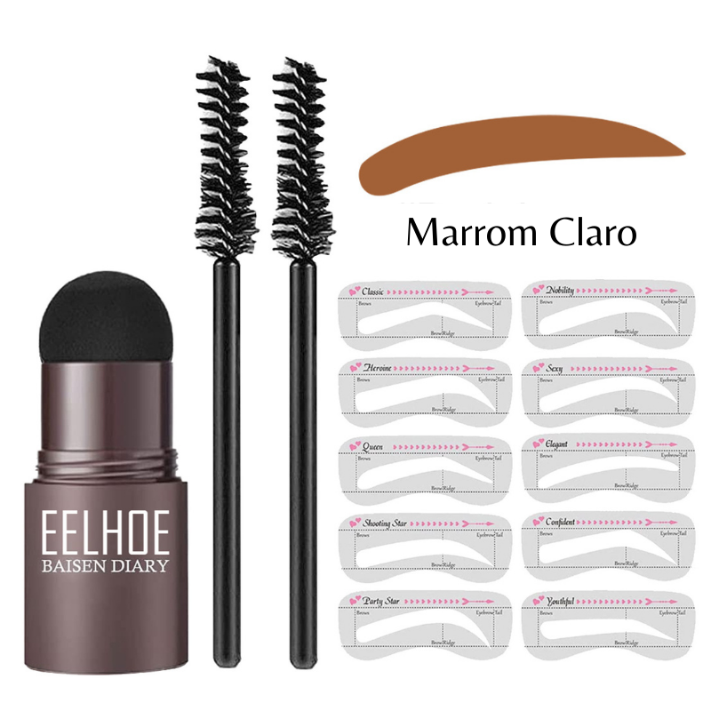 Kit Modelador de Sobrancelhas - Carimbo Perfect Eyebrow