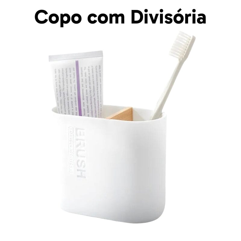 Kit para Banheiro em Bambu - Tazzi